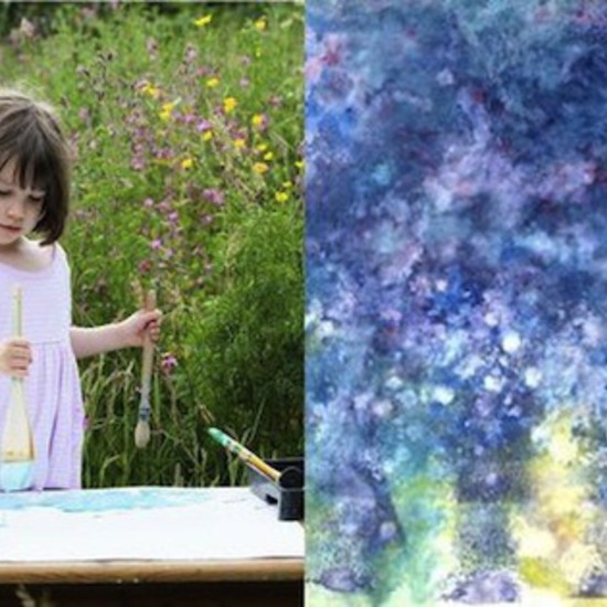 Пет годишно момиче с аутизъм създава невероятни произведения на изкуството
