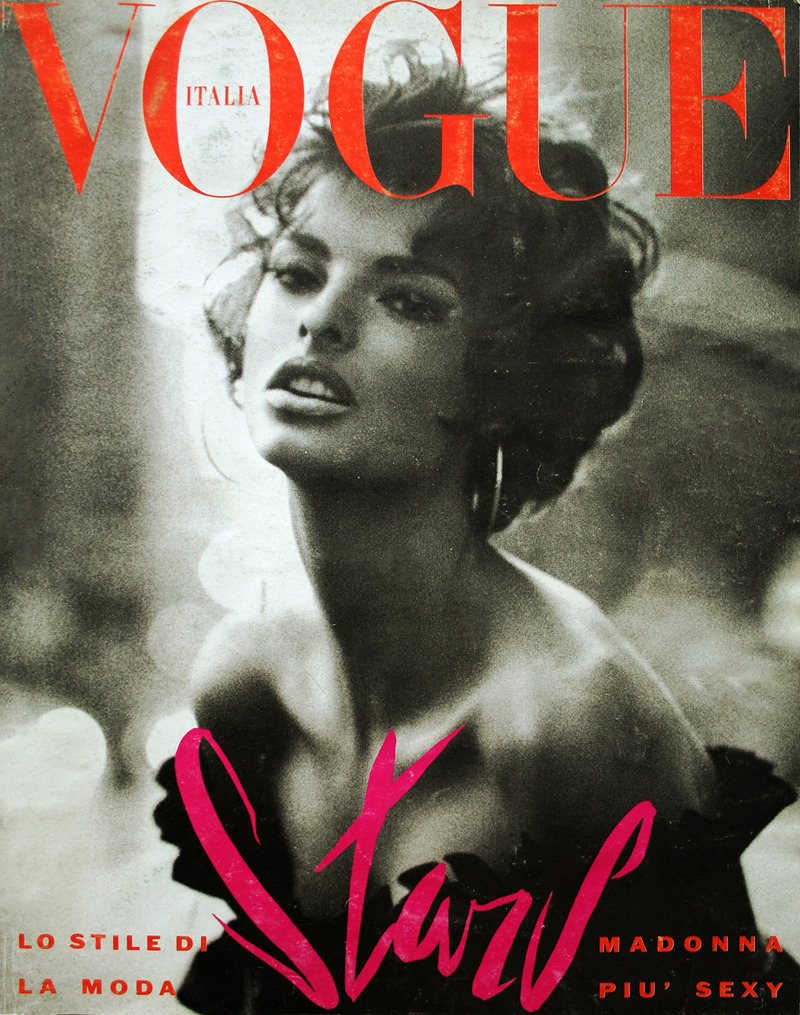 9Linda Evangelista Ph. by Steven Meisel Italian Vogue June 1990