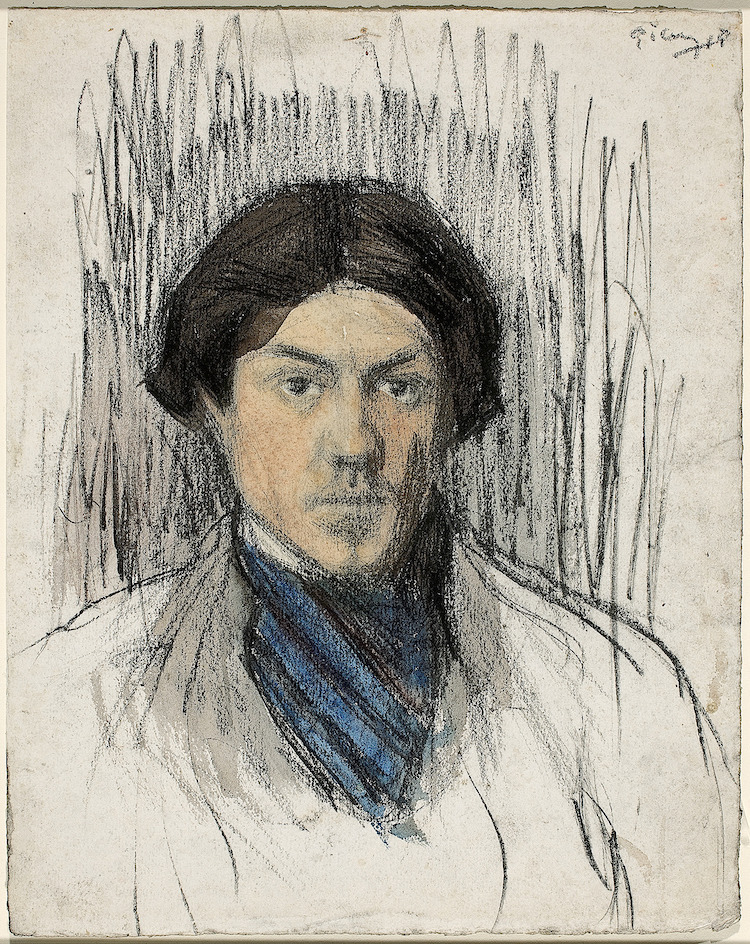 4picasso self portrait 1901