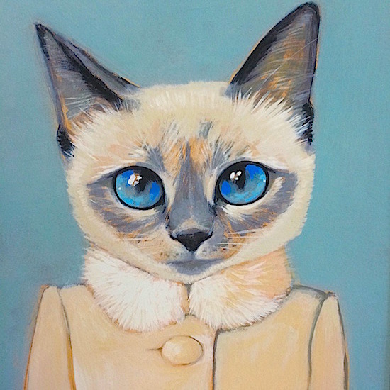 "Cat in Clothes" ~ Очарователни картини от Heather Mattoon