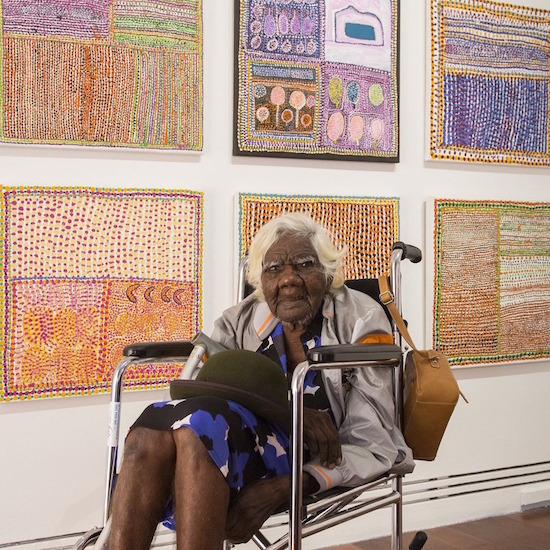 Изкуството на 105-годишната аборигенска художничка