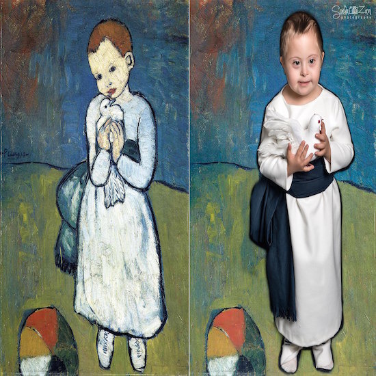 Деца със Синдром на Даун в класически картини