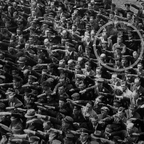 Мъжът, който отказа да изпълни нацистки поздрав