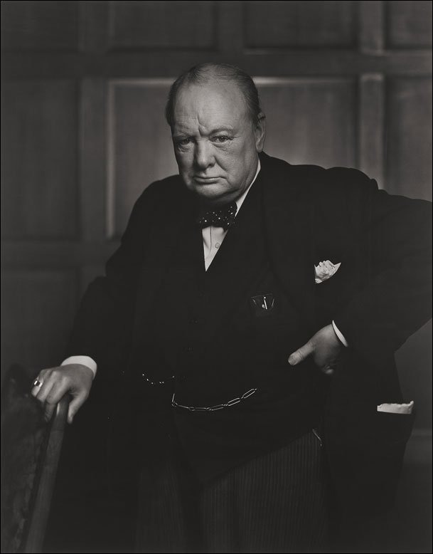  Winston Churchill by Yousef Karsh 