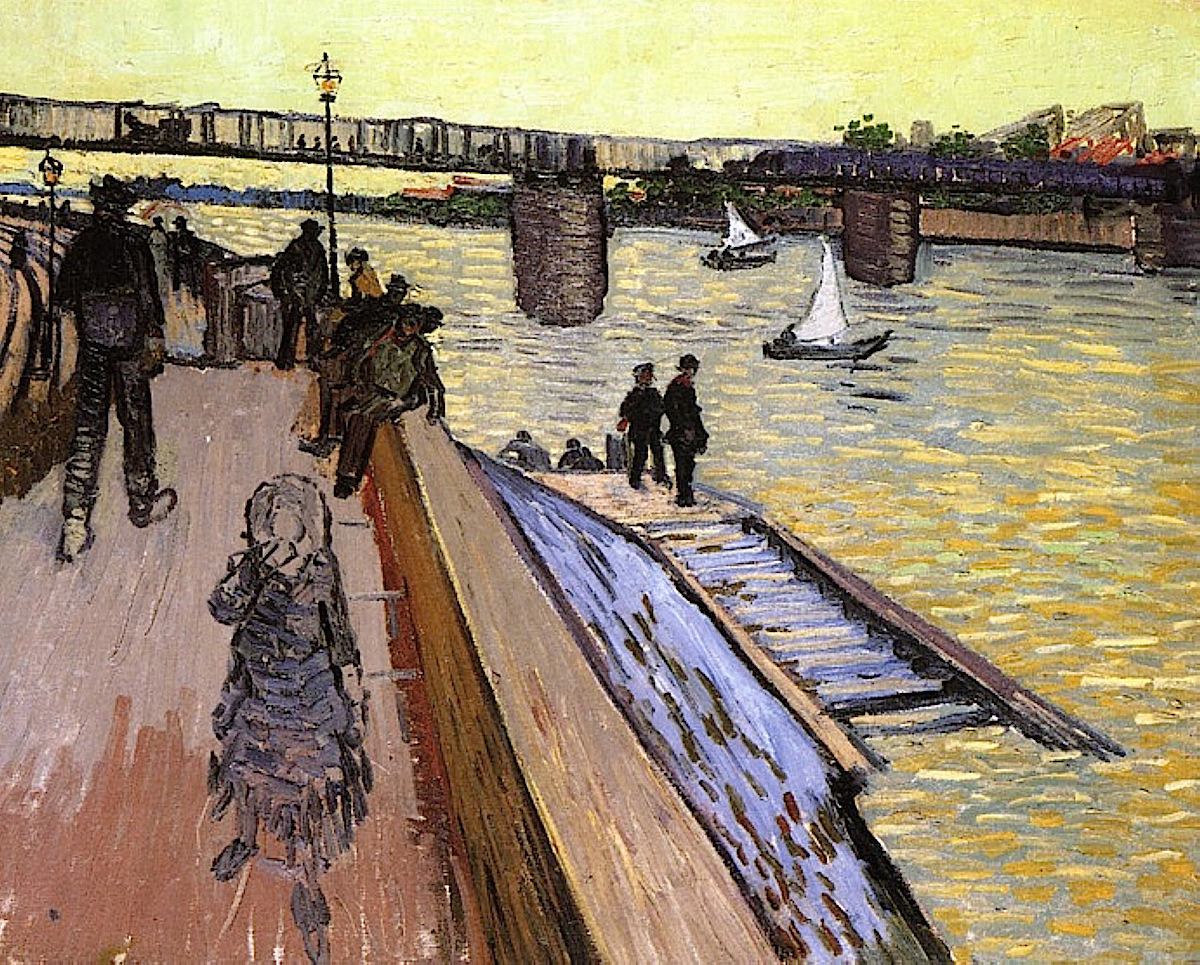  5the bridge at trinquetaille 1888 