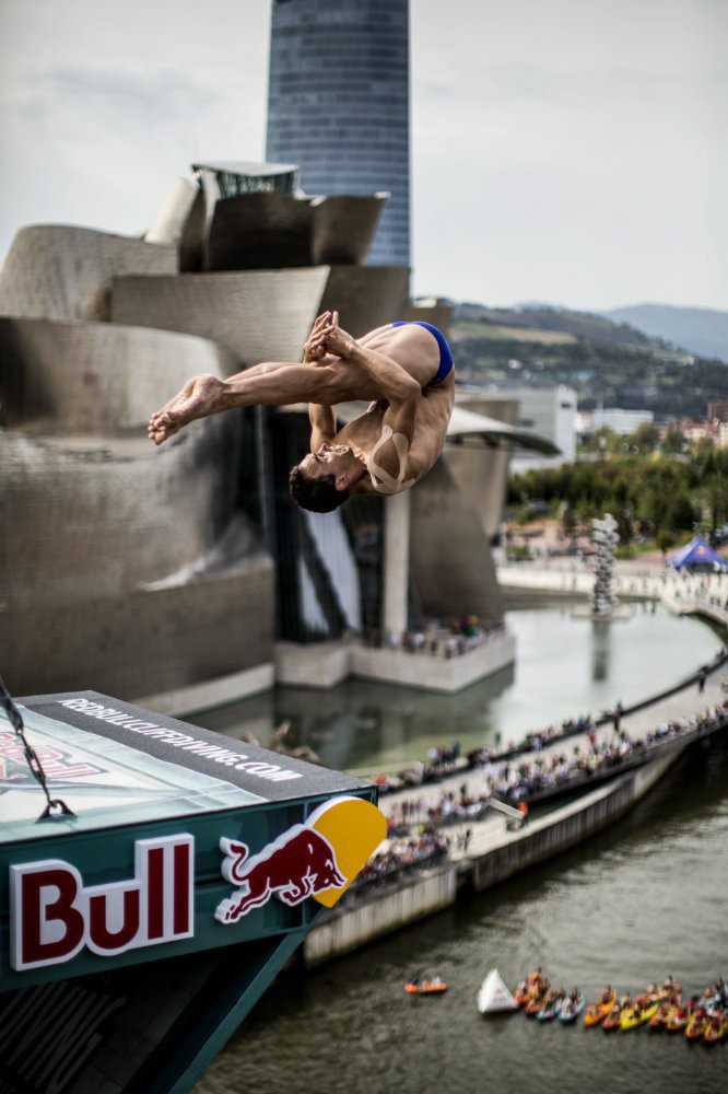 Red Bull Cliff Diving World Series 2015 Bilbao Michal Navratil