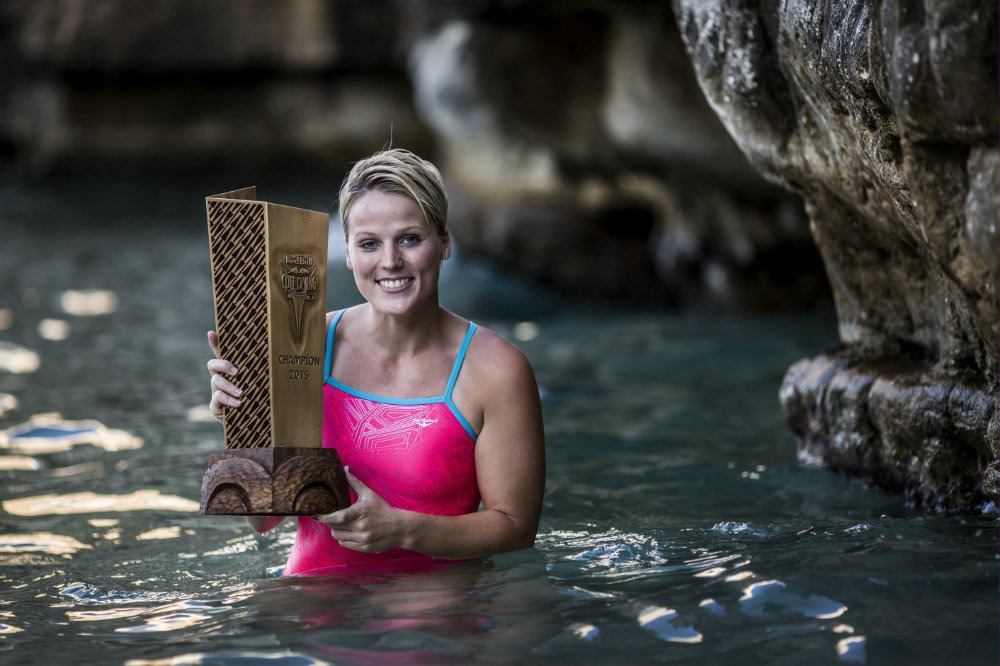  9Red Bull Cliff Diving World Series 2015 Polignano a Mare Rachelle Simpson 