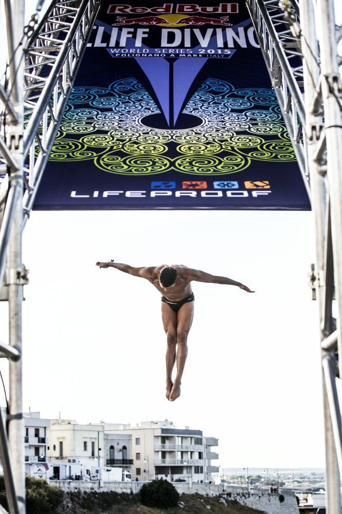  18Red Bull Cliff Diving World Series 2015 Polignano a Mare Jose Wilker 
