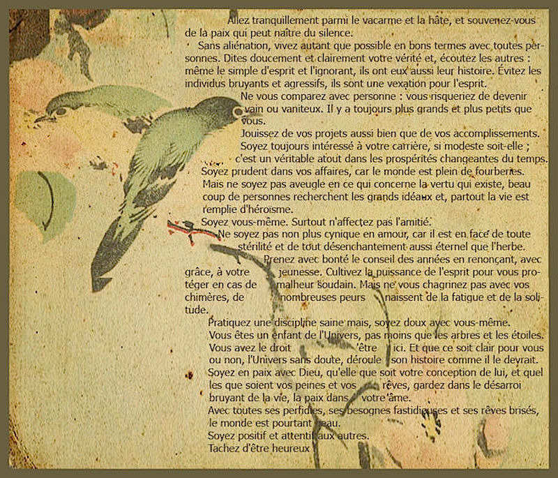  desiderata 