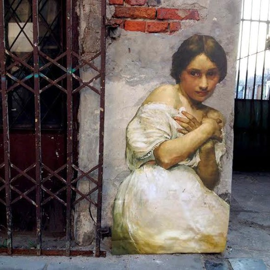 Анонимни герои от рисунки на художници посрещат своя Ренесанс на улицата