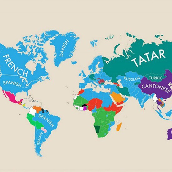 Знаете ли кой е вторият говорим език в държавите по света? 