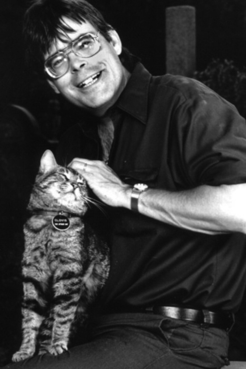 Escritores-y-sus-gatos-Stephen-King