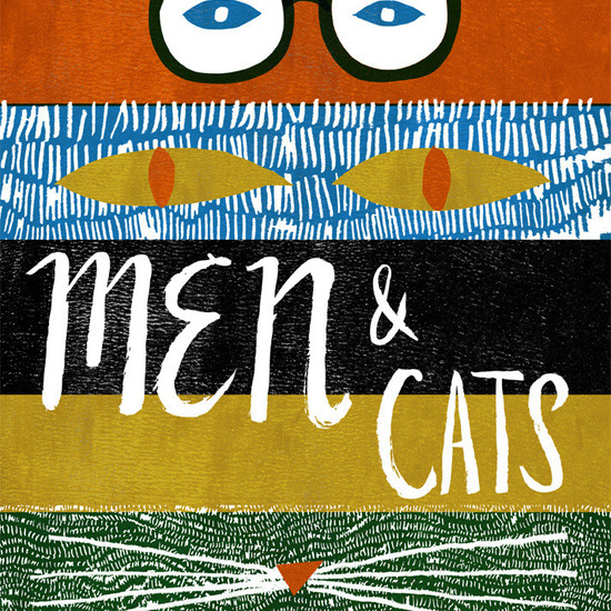 Илюстрована книга за връзката между мъжете и котките 