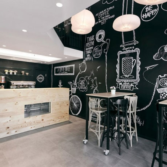Архитектура и дизайн: "Stock Coffee" в Ниш