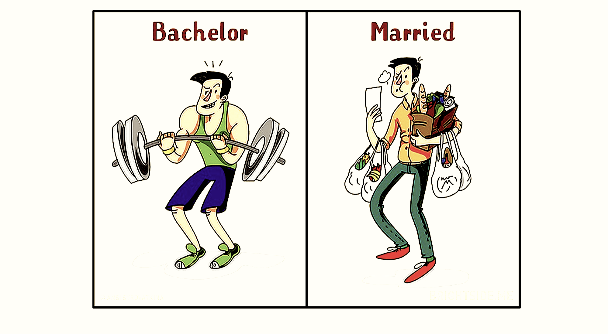 Как се променя животът на мъжа след сватбата
