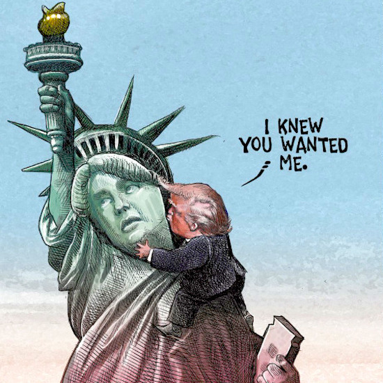 27 карикатурста и чувствата им към новия американски президент