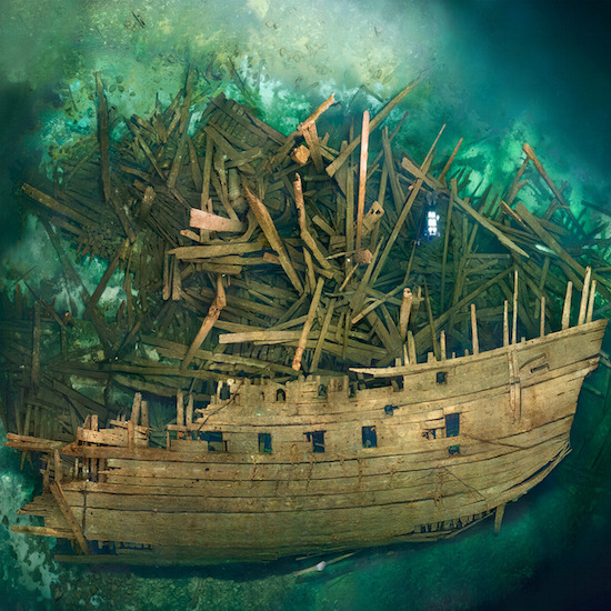 Находка от древни кораби в Черно море