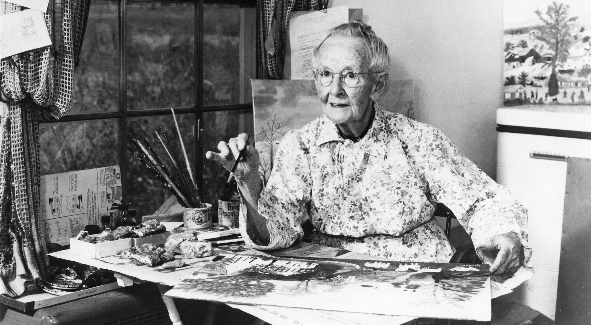 Grandma Moses, която започва да рисува на 70 години