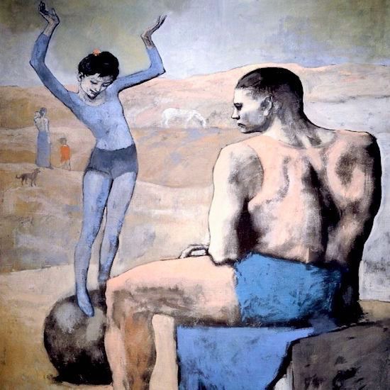 Жената от картината ♥ „Момиче върху топка” на Пикасо и жената ВОДОЛЕЙ