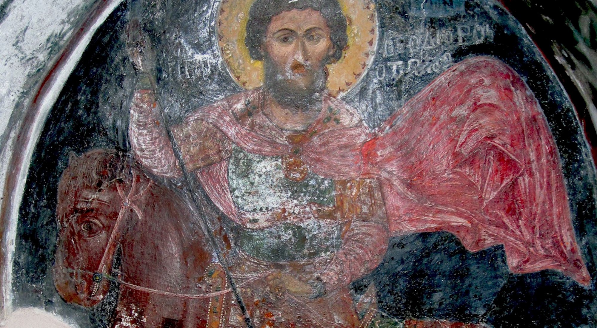 Св. Теодор облича девет кожуха, яхва коня си и отива при Бога да го моли да изпрати лято ╫ ТОДОРОВДЕН