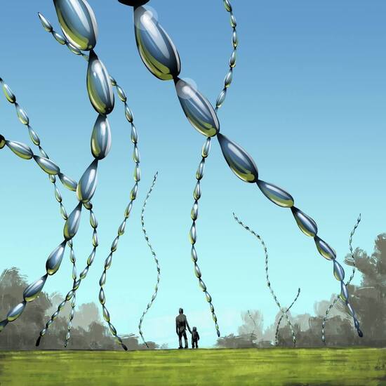 Изящната монументална инсталация „Стоманена трева” ♥ „Дневната красавица“ на SOFIA LIGHTS 2024